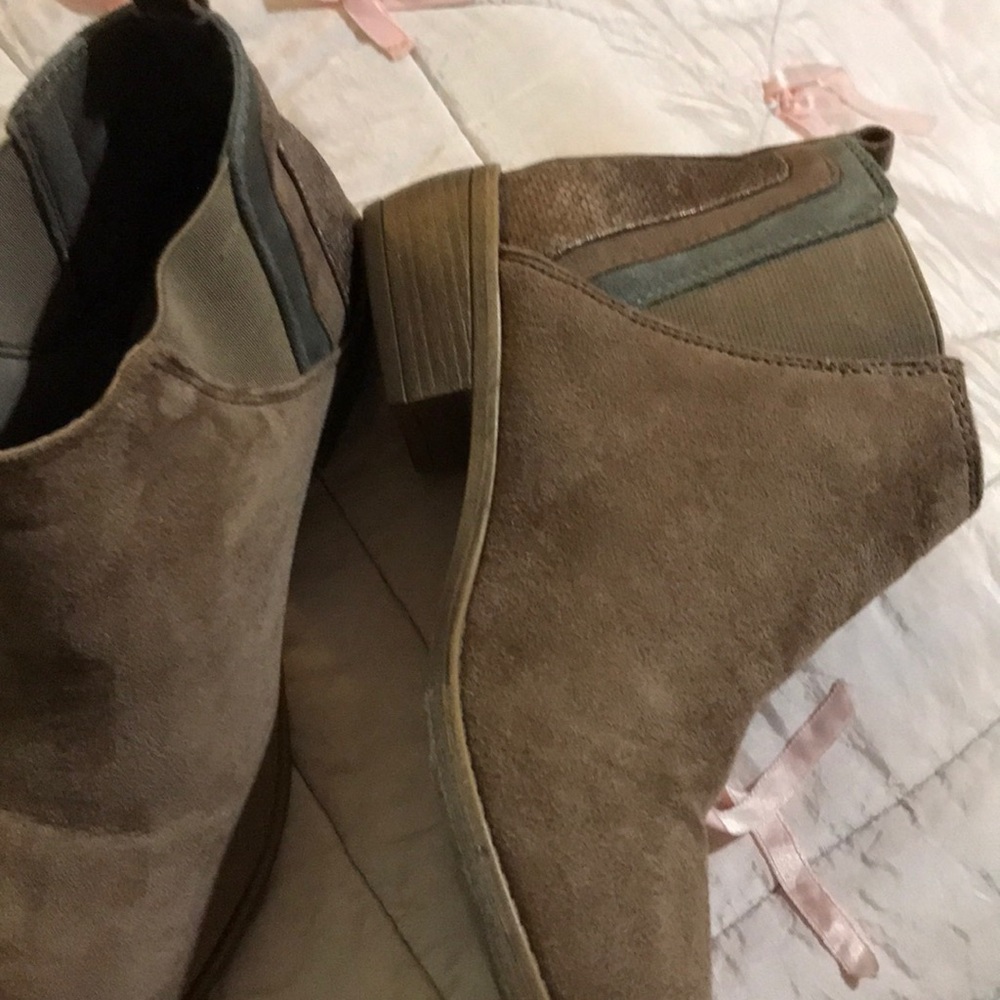 JC Booties- soft brown